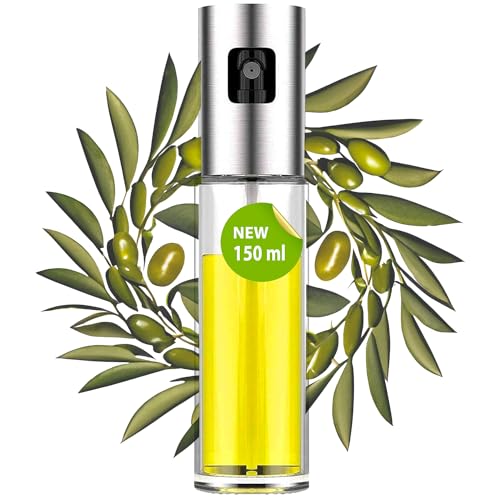 AKITAInk - Spruzzatore di Olio da 150 ml per Friggitrice ad Aria - Nebulizzatore Olio, Vaporizzatore per Cucina, Spray Olio Extra Vergine di Oliva - Accessorio per Cucina, Grigliate e Forno