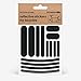 Bookman Urban Visibility Reflective Stickers Strips Black