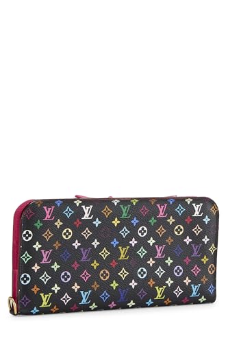 Pre-Loved Takashi Murakami x Louis Vuitton Black Monogram Multicolore Insolite, Black2