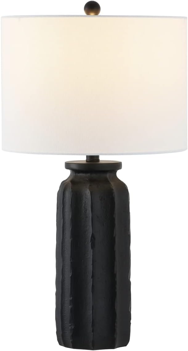 Candri 26" Ancient Inspirations Matte Black Table Lamp