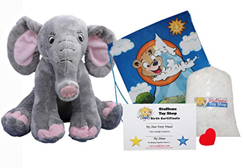 Make Your Own Stuffed Animal "Trunks the Elephant" - No Sew -...