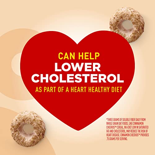 Image of Cheerios Cinnamon , Gluten Free Breakfast Cereal, 14.3 oz Box (Pack of 8)
