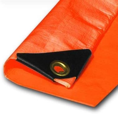 12' x 16' Heavy Duty Orange Tarp
