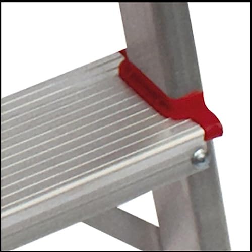 Banqueta de alumínio bilateral Art Factory Apolo com 4 degraus