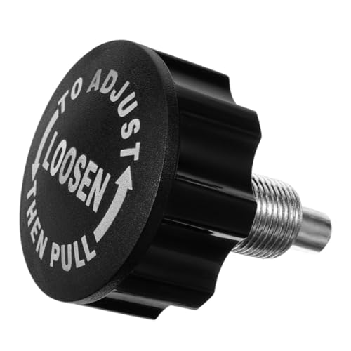 PartyKindom Exercise Bike Parts Pull Pin Knob, Black ABS Ball-Shaped Rotating Pin for Home Gym Equipment, Quick Installation, 1 Pack