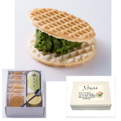 バレンタイン,[もなっふる], 最中6個セット, 抹茶きな粉餡入り, グルテンフリー,最中,お茶菓子,和菓子, 宇治抹茶使用,高級,京都,宇治,個包装,ギフト,お土産,プレゼント,贈り物,お返し,京寿庵ともえ,御年賀,御挨拶,御供,御祝,正月,年末年始