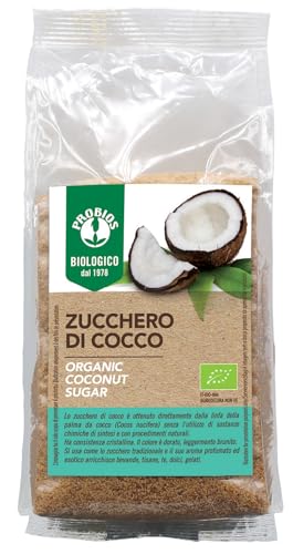 Probios Zucchero di Cocco Biologico - Ideale per Prodotti da Forno, Bevande e Dolcificanti Naturali - Zucchero di Cocco di Qualità Premium - 500 g