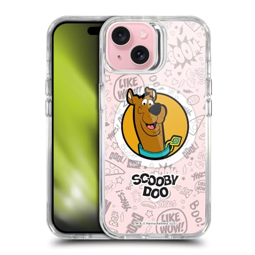 Image of Head Case Designs Officially Licensed Scooby-Doo Pattern Character Art Shockproof Bumper Case [Military Grade Protection] Compatible with Apple iPhone 15 and Compatible with MagSafe