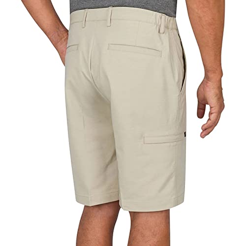 Greg Norman Golf Performance Men Short | X-Treme Comfort Stretch Waistband |Moisture Wicking Golf Sh