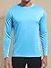OYGSieg 6 Pack Long Sleeve Shirts for Men Moisture Wicking UPF SPF Sun Protection Tee Shirts Workout T Shirts Casual XL