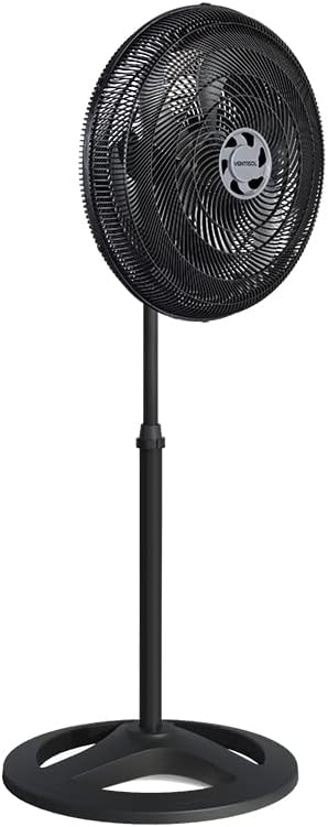 Ventisol Ventilador de Coluna Oscilante, Turbo 6 Pás Premium, Preto, 50cm, 127V
