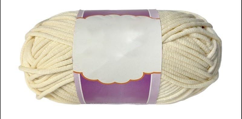 5 Rolls 50g 85m Core Spun Cotton Yarn 2mm Beginner Crochet Kit Hand DIY(13)