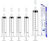 5 Stück 10ml plastikspritze, einzeln verpackt, ohne Nadeln, für die Fütterung von Haustieren, wissenschaftliche Labors, Flüssigkeitsmessung, Kolostrum Spritze