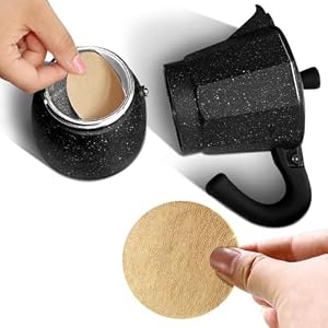 No6 Coffee Filter Moka Pot Filter Paper 100 Pcs