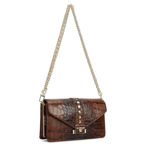 Image of Da Milano Leather Shoulder Bag for Women (00373OL)
