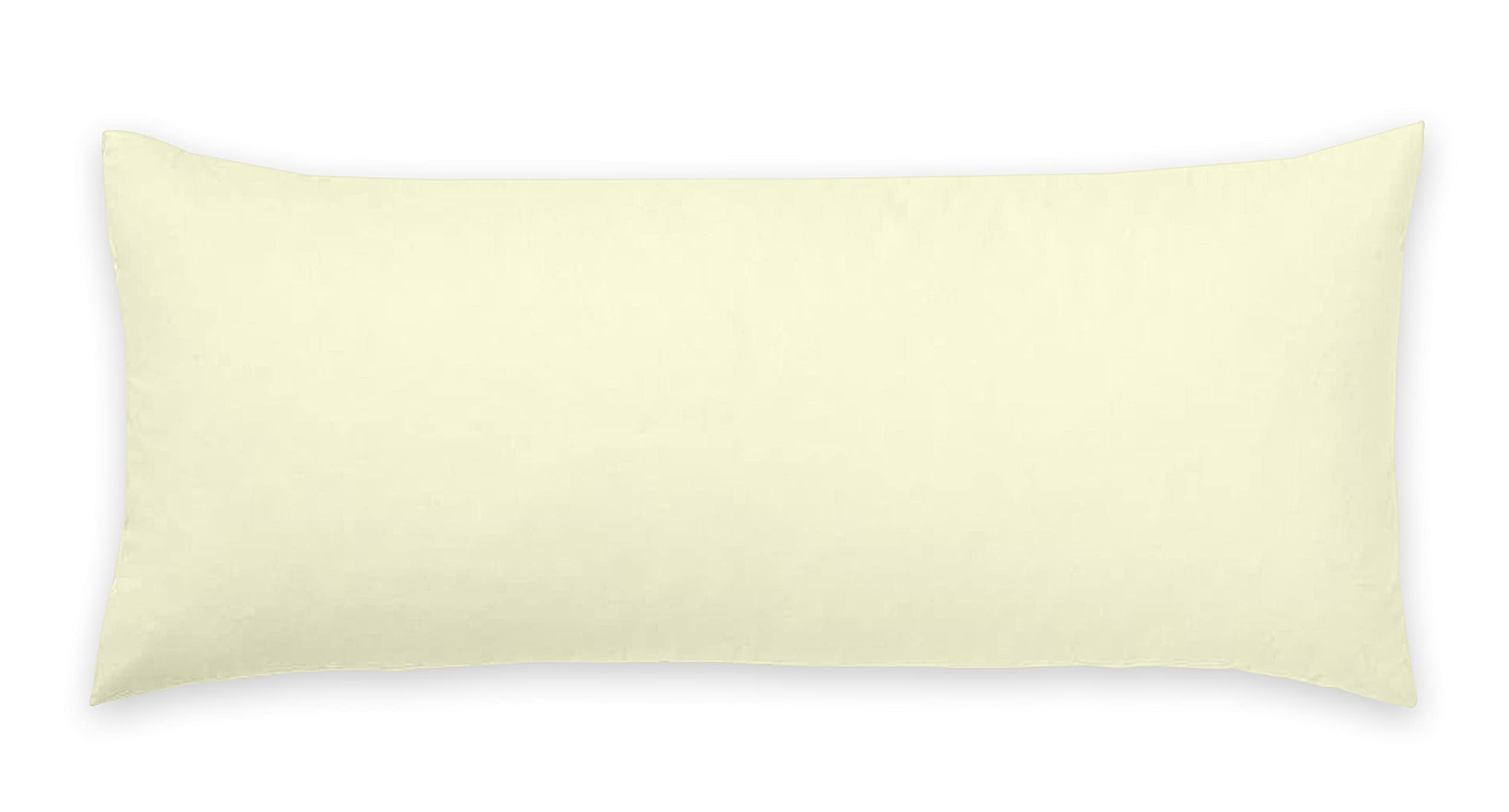 Arlinens (, Double 4Ft 6") Extra Filled Bounce Back Hollow Bolster Pillow Non-Allergenic Orthopaedic Long Pillow For Back, Neck, Maternity Support Pillow White