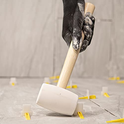 Qep 61613 16 Oz. White Rubber Tile Tapping Mallet #TOP5