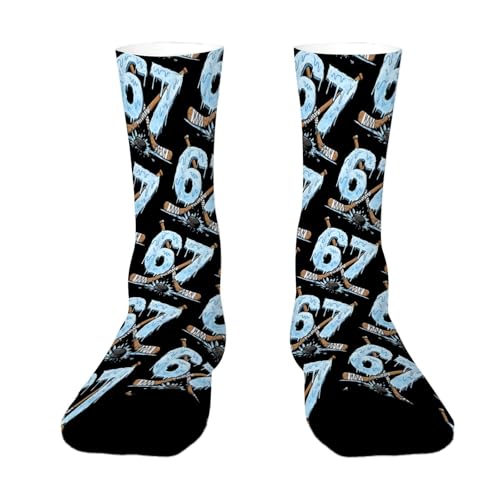 Six Seven 67 Funny Meme 6 7 Sock for adults