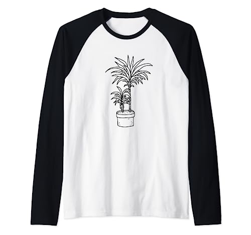 Dragon Tree Dracaena Yucca Palm Lily Raglan Baseball Tee