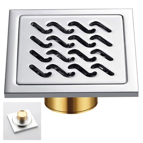 Ralo Inox 10x10 Banheiro Lavabo Anti Odor Anti Inseto Resistente Cozinha Lavanderia Quintal Seguro Higienico