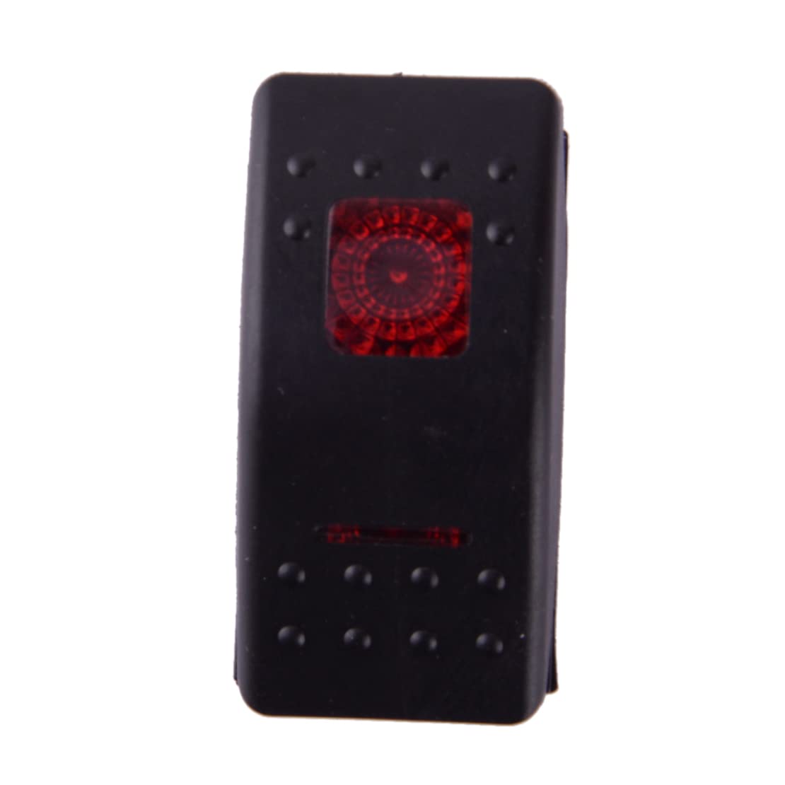 beler Interrupteur à Bascule pour générateur de lumière LED Rouge 308-1038 pour Bateaux, Voitures et camions