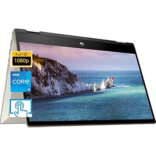 HP Pavilion x360 Laptop,14''Touchscreen 2in1 Convertible,Intel Core i5-1135G7(Beats i7-1065G7),16GB RAM,1TB PCle SSD,Intel Iris Xe Graphics,Webcam,Win 11 Silver w/GMAccessories,Natural Silver