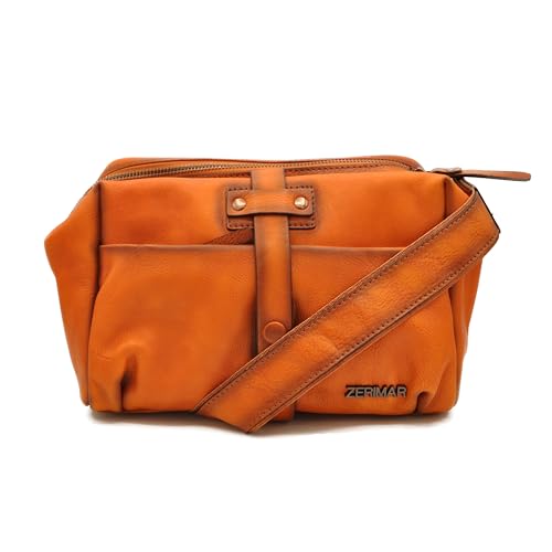 Sac bandoulière en cuir véritable Zerimar au design chic et élégant