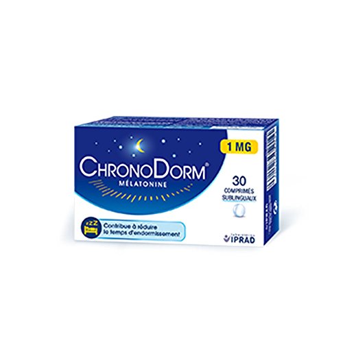 ChronoDorm Mélatonine 30 Comprimés Sublinguaux 1MG Cover