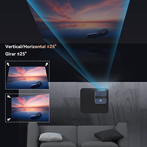 Projetor,Blulory T3 Bluetooth Wifi Native 1080p,150ANSi Projetor PortáTil,Zoom,Projetor De VíDeo De