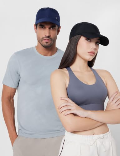 Image of Amazon Brand - Symbol Unisex Active /Sportswear Performance Caps | 100% Polyester | Adjustable Velcro Closure | Breathable Eyelets | Men & Women