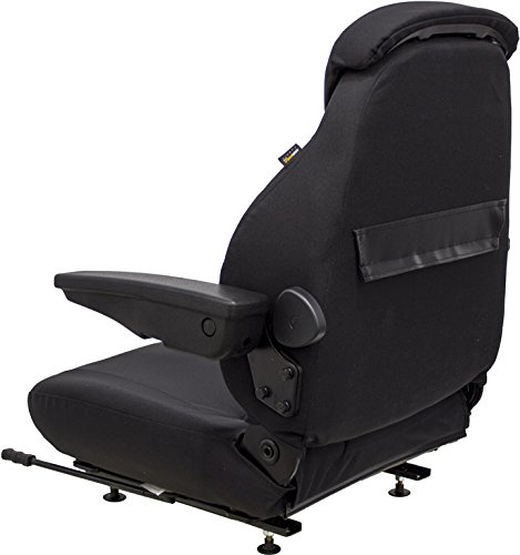 Black Talon Cordura Tractor Seat With Adjustable Lumbar Support - Black, Model Number 440 #TOP6