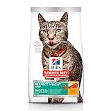 Hill's Science Diet Perfect Weight, Croquetas Para Gato Adulto Para Control de Peso, Sabor Pollo 6.8Kg