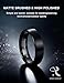 ORAZIO Tungsten Wedding Rings for Men 6mm Mens Wedding Band Black Mens Rings,Brushed Matte Finish Polished Edge Engagement Promise Band Men Ring Jewelry Comfort Fit 10