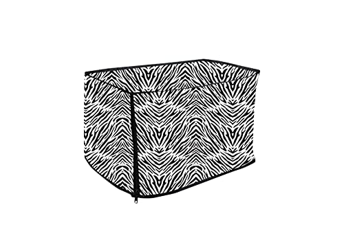 Image of Printer Cover for HP 1005 Printer with Zipper for Dust Protection (Black Circle) (Black white)