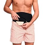 SIIL Ostomy Belt Black | Ostomy Support Belt | Sport & Swiming | Ostomy bag cover | Inner Pocket to hold Ostomy Pouch | (L)