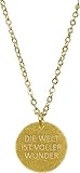  Kette - Die Welt ist voller Wunder (vergoldet)