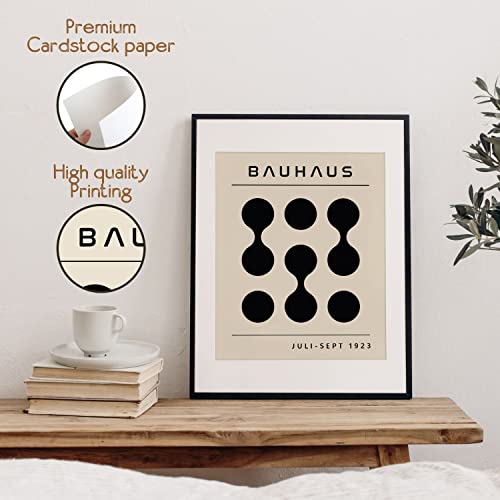 97 Decor Bauhaus Poster - Mid Century Modern Wall Decor, Abstract Geometric Wall Art, Bauhaus Abstract Wall Prints, Mid Century Bauhaus Artwork, Boho Abstract Pictures For Bedroom (8X10 Unframed) #TOP5