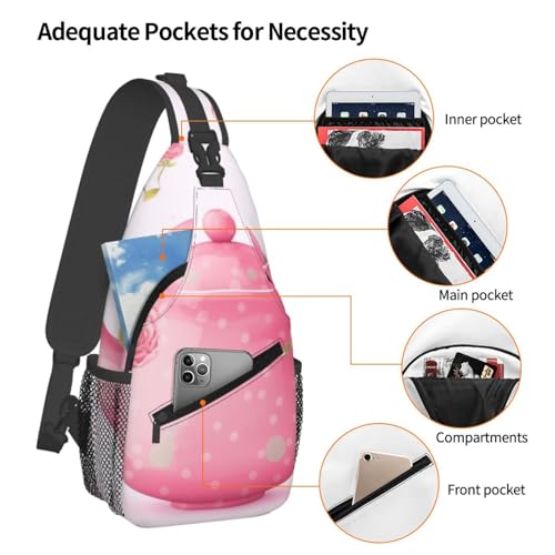 Bolso cruzado para hombre tipo mochila sling diagonal miniatura 4