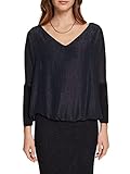 ESPRIT Damen 112EE1F313 Bluse, 001/BLACK, M