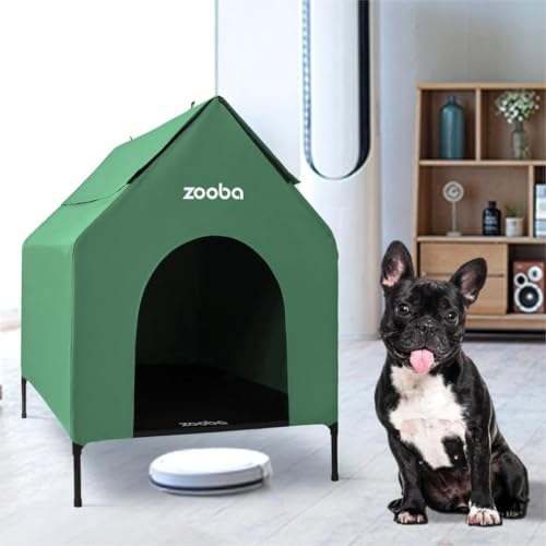 Casa para perros para exteriores e interiores refugio elevado Zooba de 29 pulgadas 6