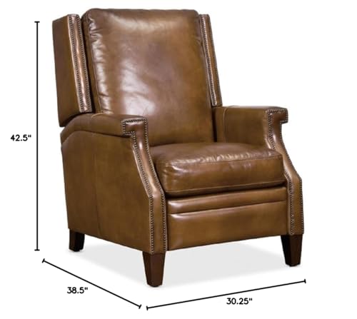 Sillón Plegable Piel Marrón miniatura 2