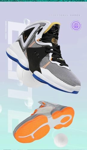 Scarpe Da Basket Alte Uomo - Antiscivolo Con Suola In Gomma - Foto 12