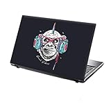 TaylorHe 13-14' Autocollants en Vinyle coloré avec Motif pour Ordinateur Portable (34cm x 23,5cm) Laptop Skin Unicorn Monkey, Musique