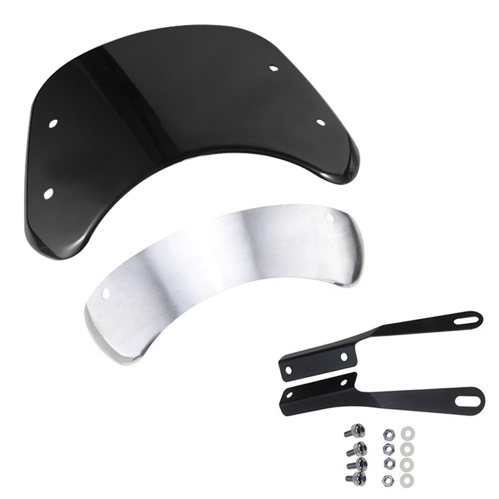 Universal Windshield Motorcycle Wind Deflector Round Diy