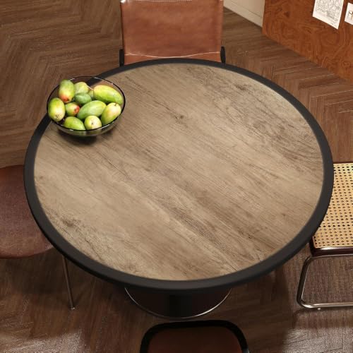 Image of HOME13 Wood Grain Wallpaper Peel and Stick Wood Contact Paper Self Adhesive Removable Thicken Wooden Wall Paper for Kitchen Cabinets Drawer Shelf Liner Waterproof(24x240 Inch, Muddy Wooden)