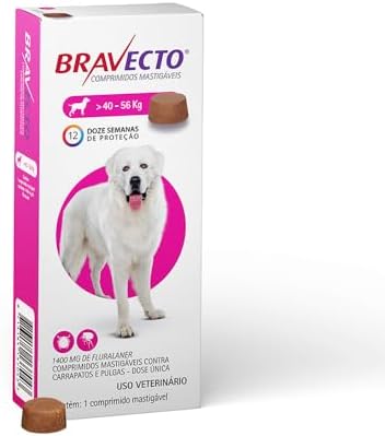 Bravecto Antipulgas Caes 40 A 56kg + Surpresa