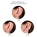 14k White Gold Endless Hoop Earrings 10x1.0mm