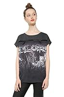 Algopix Similar Product 2 - Desigual Womens Leopard Degrade Woman