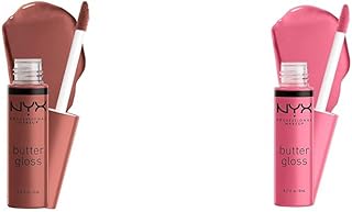 NYX Butter Gloss - Brillo labial no pegajoso,...