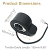 GEARLINTON Thumb Throttle Accelerator Replacement for M365 / Pro1S Electric Scooter, Throttle Speed Control Part Accessories #2